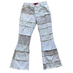 Zana Di y2k patchwork flare pants